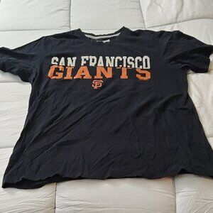 New Era Black and Orange San Francisco Giants Tee